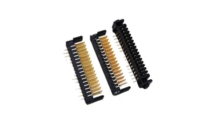 2.0mm Blade Type 16Pin High Current Battery Connector Bent Pin Straight Plug Substrate Automotive Male Female Connector