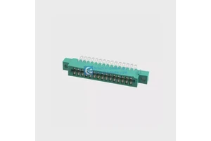 2-530654-6 22 Position Female Card Edge Non Specified Dual Edge Gold 25306546 3.96mm Pitch Green Edgeboard Connector