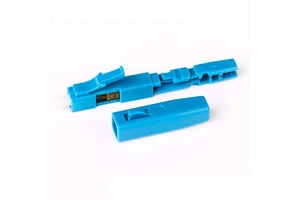 Indoor Optical LC UPC Singlemode Simplex Fast Connector 3.0mm Diameter Quick Assembly Plastic Housing Lenew Brand