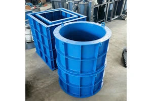 Heavy Duty Steel Manhole Mold for Municipal Sewage Drainage Inspection Well Chamber, Reusable and Easy to Assemble