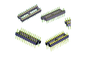 Hot Sale 2.54mm Rectangle IC Socket Round Pin Male Header Connectors