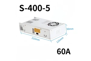 WEVEICH Power Supply Manufacturer S-400-5 5V 400W 60A CCTV LED Single Output SMPS AC DC Switching Power Supply Units