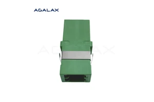Fiber Optic Adapter Single Duplex Mode Simplex Fast Connector MMC-MMC Coupler UF Brand Green Reduced Flanged