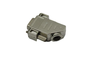 customized supply D-sub 9 Pin Metal Hood 180 degree connector Zinc Alloy material hood connector