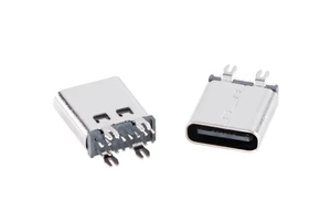 USB Type-C 14-pin Female Socket Plug Spear-shaped Four-prong Connector with a Height of 10.0 USB Connectors