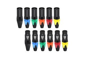 Mini XLR Male to 3 Pin Mini-XRL Male Audio Adapter 3 Pin Connectors Adapter Mini 4pin Xlr to 3pin Male XLR