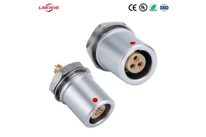 Fixed Metal Plug Connector 2-32pin Hole Connector Self-locking Circular Connector 1B-3B FAG EEG Socket Linkhive Brand Connector