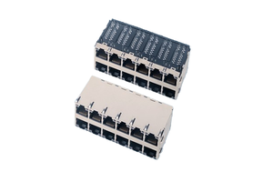 GLGNET Factory Directly Sale 5G Compatible Single Port Shielded Gold Plated Contacts Ethernet RJ45 Fiber Optic Equipment