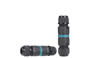 EW-P20 2/3pin Waterproof Fast Connector Wiring Quick 16A 2 Way PA66 Nylon Ip68 Waterproof Connector