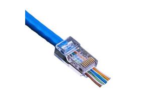 SMX High-Performance Cat6 UTP RJ45 Plug Ethernet Connector Cable Factory-Certified Pluggable Terminal Blocks PC+ABS Material