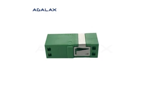 Network Optical Coupler Fiber Optic Adapter MMC-MMC 2-Port Green Plastic SC/APC Fiber Connectors