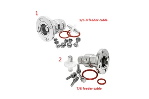 EIA Coax Cable Connectors 1-5/8 Eia Flange Rf Connector for 1-5/8 Heliax Corrugated Coaxial Cable/ 7/8'' Feeder Cable