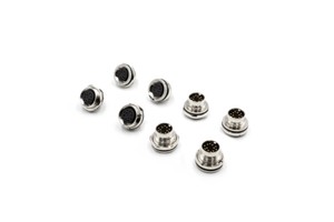 M16 Panel Mount Connectors M16-C091 Circular 24 Pin Male Female Straight Waterproof Socket For Industrial
