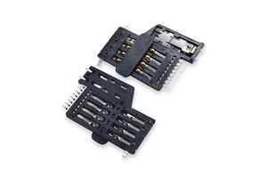 MUP Push Pull 8Pin+switch Pin SMT H1.4 IC Card Reader Smart Socket Connector for Pos ATM Machine Terminal Identification Module