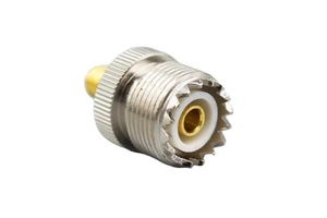 Coaxial RF Connector UHF Female Adapter Fits Most Radios