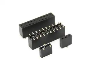 Custom High 2.54mm SMT DIP Double Dual Row Female Pin Header Connector 2x5 2x7 2x10 2x20 Pines 10P 20P 40P PCB Female Header