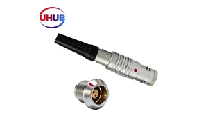 UHUB K Series FGG.2K 8 Pin Female Socket Waterproof Circular Aviation Connector For Heavy Duty Outdoor Power