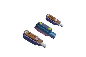 Custom Spring-Loaded Connector Magnetic pogo pin usb cable connector