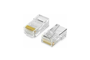 High-Performance Zonze Cat6 UTP RJ45 Plug Ethernet Connector Cable Factory-Certified Pluggable Terminal Blocks Transparent