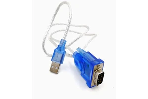 OEM ODM Factory High Quality Customized D-sub Single Plug Shielded Data Cable RS232 to USB-A 0.8 m Terminal Connector Cable