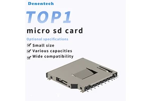 Denentech New Product 8pin Micro Sd Card Long Card Tf Card Memory Connector in Stock