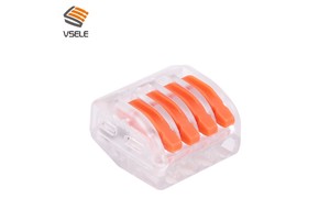 Cable Connector Mini Push in Wire Fast Terminal Splice Conductor LED Light Source Connector Spring Wiring for Cable Connection