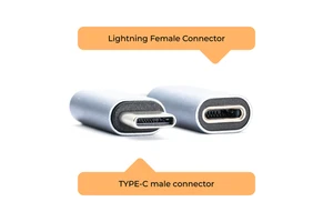 Custom Type C Male to Light Female Audio Connector 480Mbps Usb 2.0 Charging Audio Converter Adapter for Laptop Microphones