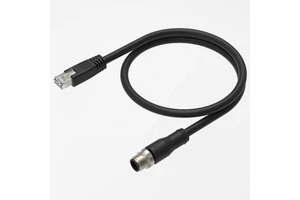 M12 Connector X Coded 8Pin Male To RJ45 M12 8 Pole Male X Code To RJ45 Cat 6A Ethernet Cable