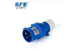 SFN Waterproof Cable Connector Quick Fast Connection Terminals 3 Pins Straight Male Field Assembled Mating Plug