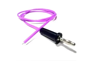 Factory price banana connector with silicone cable assembly