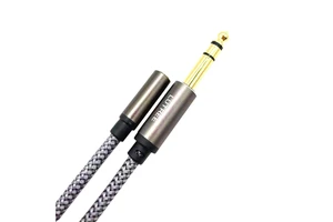 1/4 to 3.5mm TRS Stereo Audio Adapter Cable Headphone Adapter From 1/4 to 1/8 6.35mm Male to 3.5mm Female Audio & Video Cables