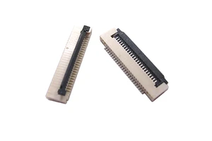 ZFPC SMT RA EZon Dual BTM 1.5H 4~60pin Right Angle Copper Alloy FFC FPC Connectors Tape&Reel 850BDXXPTX-41_0.5ph