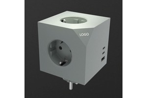 6-in-1 Multiple Socket Without Cable PD20W Eu Socket Cube Adapter With 3 USB A And C Multi Plug Cube Socket