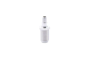 75ohm F-Type Full Brass Straight Female Bulkhead Audio/Video Crimp Connector for 3C-2V CCTV Cable for Wire Connections