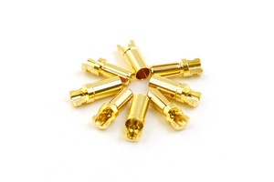 Amass GC3514-M/F 3.5mm Gold-Plated Banana Connector Set for Multirotor Motor & ESC Power Connection