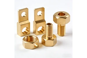 C11000/C36000 For Busbars Terminals & Valve Fittings CNC Machined Copper & Brass Electrical Components
