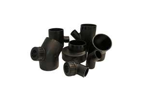Siphonic Roof Rainwater Drainage HDPE Water Pipe Fitting Injection Mould Smooth Surface Treatment
