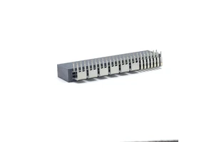 RealRun 61H11 2.54 Signal +7.62 High Current Power Connector 90 Degree Gold Contact Finish for M-CRPS Server Power Supply