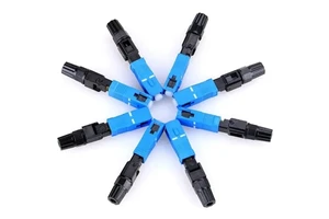 Low Factory Price SC UPC Fast Fiber Optic Connector SingleMode FTTH 1 Year Warranty