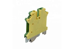 CE&TUV Certified Vo Copper Electrical Wire Connector Ground Wire Screw Connection Din Rail Terminal Block USLKG5