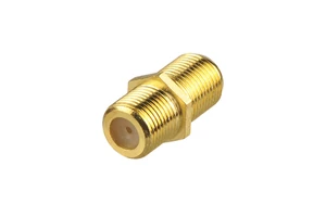 ZD Brand RG6 Adapter F Type RF Coaxial Connectors with 1 Pin