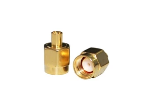 Electronic Coax Connector SMA-JB2 Gold-plated Straight Male SMA RF Coaxial Connector For RG405 RG086 Cables