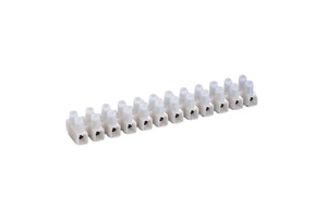 BELEKS T10-M12(A) 1-12P Feed-Through Terminal Block 12mm Pitch Easy Cut Lighting Wiring PA66 Flame Retardant Housing Copper