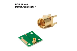 High Precision CNC RF Connector 50 Ohm RF Straight MMCX Jack Female PCB Mount Coaxial Connector