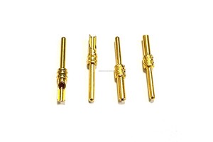 Genuine Indian Seller's Brass Round Pin Connector Accessories for Electrical Usage Electronic Components