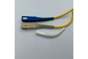 Bendable To Any Angle SC UPC Singlemode 52mm Length 2.0mm Fire-Retardant Fiber Optic Connector Boot Tail Sleeve For FTTX Network