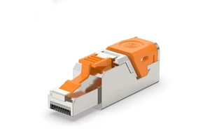 CAT8 RJ45 Plug Ethernet Connector Double Shielded Solid STP for 22AWG/26AWG