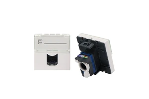 French Type 45*45mm STP UTP Telecom Parts Toolless Cat6 Cat6A Keystone Jack Adapter RJ45 Connector Module Connector Accessories