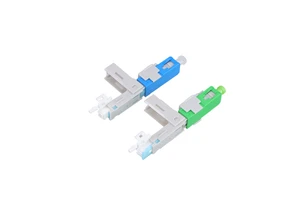 Hot Sale SC5204 Drawer Type Optic Fiber Quick Connector Fujikula FTTH 2*3 Drop Cable Conector Ftth Fiber Optic SC Fast Connector