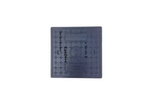 Composite Resin Square Heavy-Duty Anti-Theft Manhole Cover Handhole Telecommunications Low-Voltage Access Cover Well Rainwater